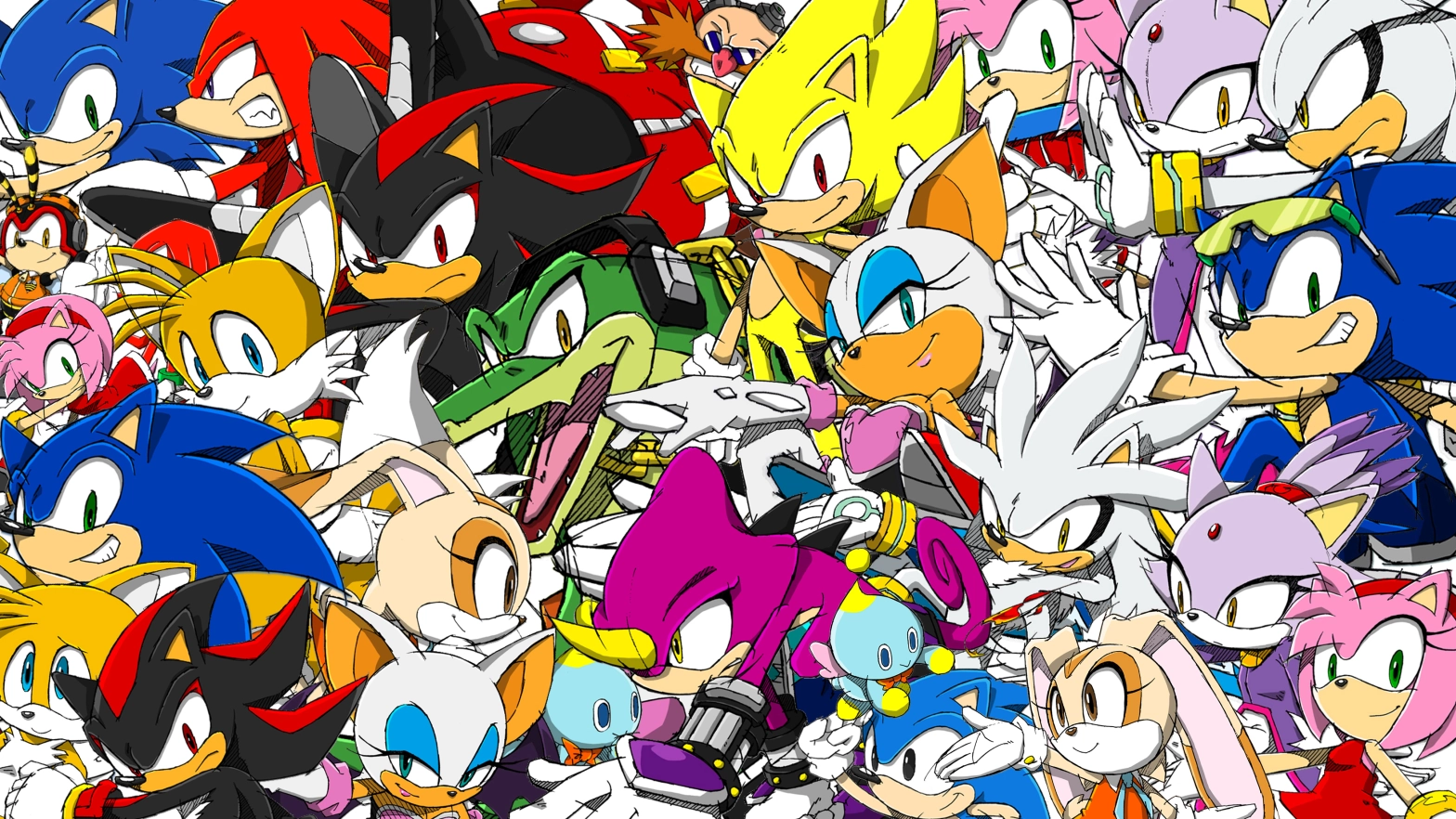 Sonic game with over 30 playable characters, Online Multiplayer, & Level Up  System! 